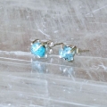 Apatite Rough Stud Earrings