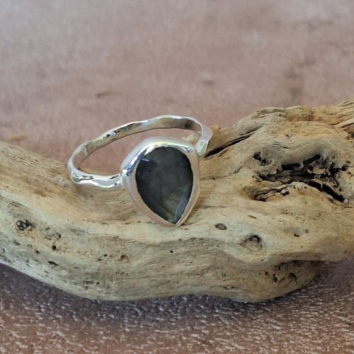 Labradorite Ring - Size 8-Anita 1