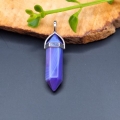 Agate Point Pendant - Purple Colour