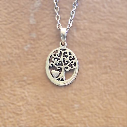 Tree of life with Heart Pendant
